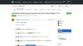 
                            13. YB AWS performance benchmark with other OSes · Issue #184 ...