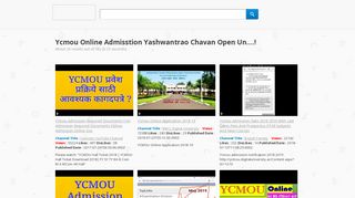 
                            7. Ycmou Online Admisstion Yashwantrao Chavan Open Un - Songs