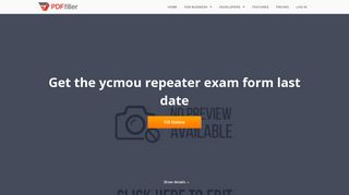 
                            5. Ycmou Repeater Exam Form Last Date - Fill Online, Printable, Fillable ...