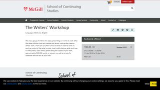 
                            10. YCMS 035 The Writers' Workshop | McGill University School of ...