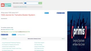 
                            12. YDS - Yamaha Dealer System | AcronymAttic