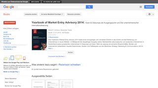 
                            10. Yearbook of Market Entry Advisory 2014: Asien & Osteuropa als ...