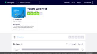 
                            8. Yegara Web Host Reviews | Read Customer Service Reviews of ...