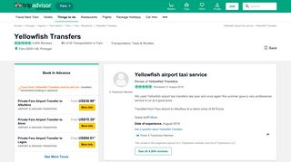 
                            11. Yellowfish airport taxi service - Review of Yellowfish Transfers, Faro ...