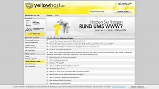 
                            11. yellowhost.de | FAQ's