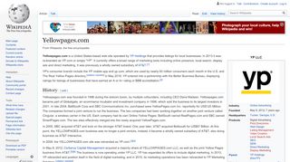 
                            7. Yellowpages.com - Wikipedia