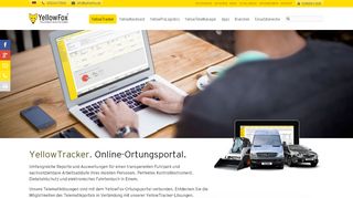 
                            4. YellowTracker. Das Online-Ortungsportal - YellowFox