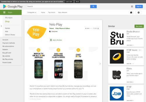 
                            10. Yelo Play - Apps op Google Play
