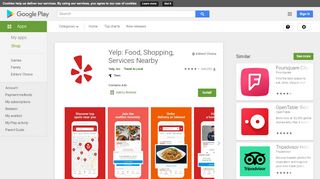 
                            10. Yelp: Food, Shopping, Services Nearby - Apps on Google Play