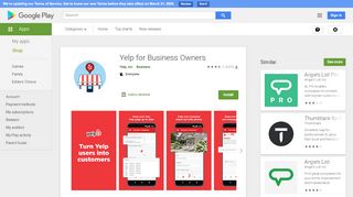 
                            8. Yelp for Business Owners - Apps on Google Play