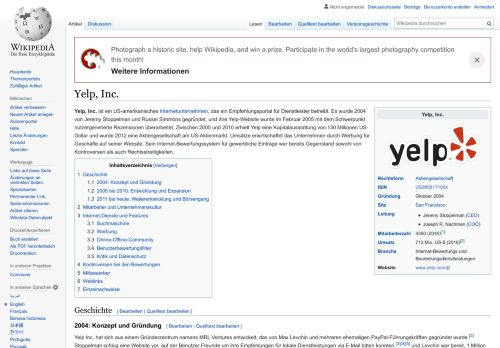 
                            9. Yelp, Inc. – Wikipedia