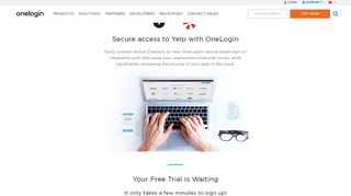 
                            1. Yelp Single Sign-On (SSO) - Active Directory Integration ... - OneLogin