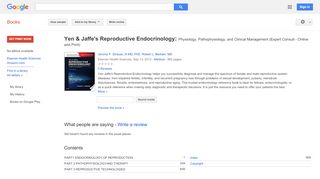 
                            13. Yen & Jaffe's Reproductive Endocrinology: Physiology, ...