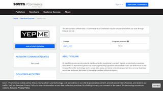 
                            1. yepme.com Affiliate Program - VigLink