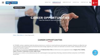 
                            5. YES BANK - Careers, Recruitment, Jobs, Vacancies