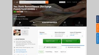 
                            12. Yes Bank Remmitance (Recharge Point)7588988886, Waluj MIDC ...