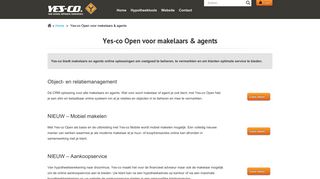 
                            3. Yes-co Open voor makelaars & agents | Yes-co