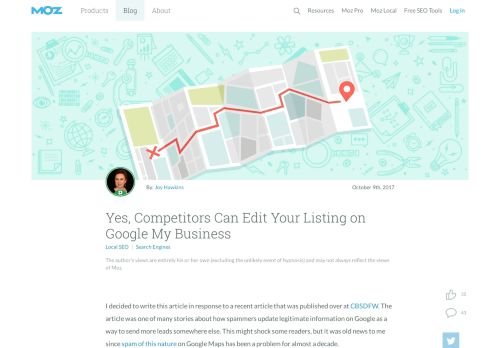 
                            6. Yes, Competitors Can Edit Your Listing on Google My Business - Moz
