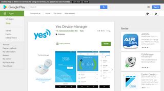 
                            3. Yes Device Manager - Apl di Google Play