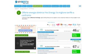 
                            6. Yes Energy Energia Elettrica - Offerte e tariffe luce Yes Energy ...