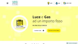 
                            1. Yes Energy: Offerte Luce e Gas | Prezzo Fisso Tutto Incluso