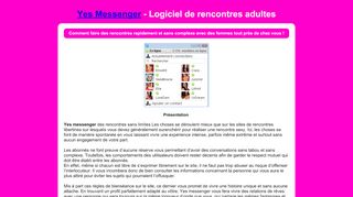 
                            9. Yes! Messenger, le messenger des rencontres libertines| SoftGratuit.eu