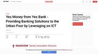 
                            12. Yes Money from Yes Bank - Providing Banking Solutions to the Urban ...