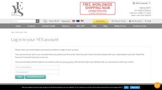 
                            4. Yes® Organic Lubricant - Login To Your Account