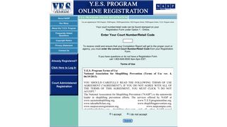 
                            4. YES Program Online Registration