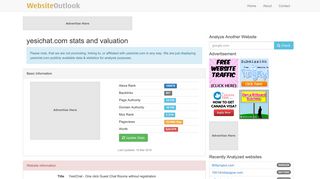 
                            5. Yesichat : YesIChat - One click Guest Chat Rooms without registration