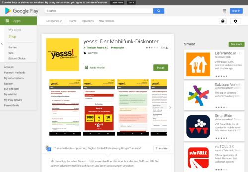 
                            13. yesss! Der Mobilfunk-Diskonter – Apps bei Google Play