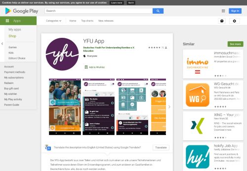 
                            4. YFU App – Apps bei Google Play