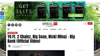 
                            9. YG Ft. 2 Chainz, Big Sean, Nicki Minaj - Big Bank (Official Video ...