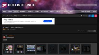 
                            7. YGOPro 2 (with Updater) - YGO Simulators - Duelists Unite