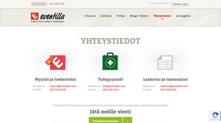 
                            4. Yhteystiedot - Eventilla