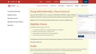
                            2. YIF Admissions - Ashoka University