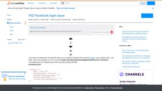
                            11. Yii2 Facebook login issue - Stack Overflow