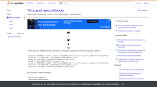 
                            9. Yiimp pool reject all blocks - Stack Overflow