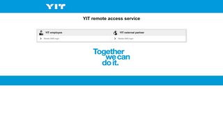 
                            3. YIT Remote access service