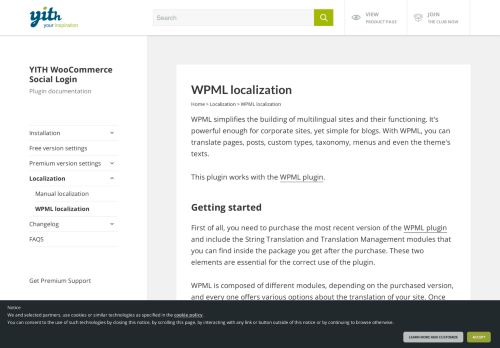 
                            12. YITH Social Login: WPML localization - YITH Documentations