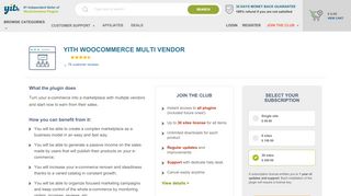 
                            7. YITH WooCommerce Multi Vendor | YITH