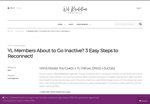 
                            13. YL Members About to Go Inactive? 3 Easy Steps to ...