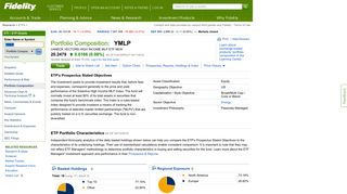 
                            8. YMLP | ETF Portfolio Composition - Fidelity