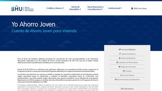 
                            4. Yo Ahorro Joven - BHU