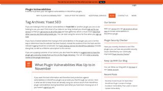 
                            7. Yoast SEO – Plugin Vulnerabilities