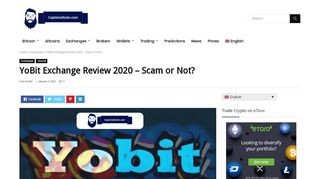 
                            9. Yobit Review 2018 - Is Yobit a safe and legit exchange or a ...