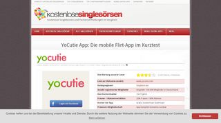 
                            8. YoCutie App: Die mobile Flirt-App im Kurztest