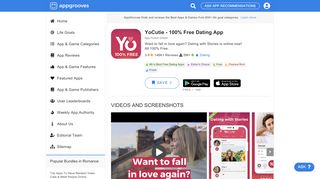 
                            9. YoCutie - The #real Dating App - by App Fiction GmbH - #12 App in ...