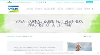 
                            13. Yoga Journal Guide for Beginners: Practice Of A Lifetime | Arnicare for ...