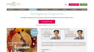 
                            4. Yoga-Pogramme und Yoga Challenges auf einen Blick - YogaEasy